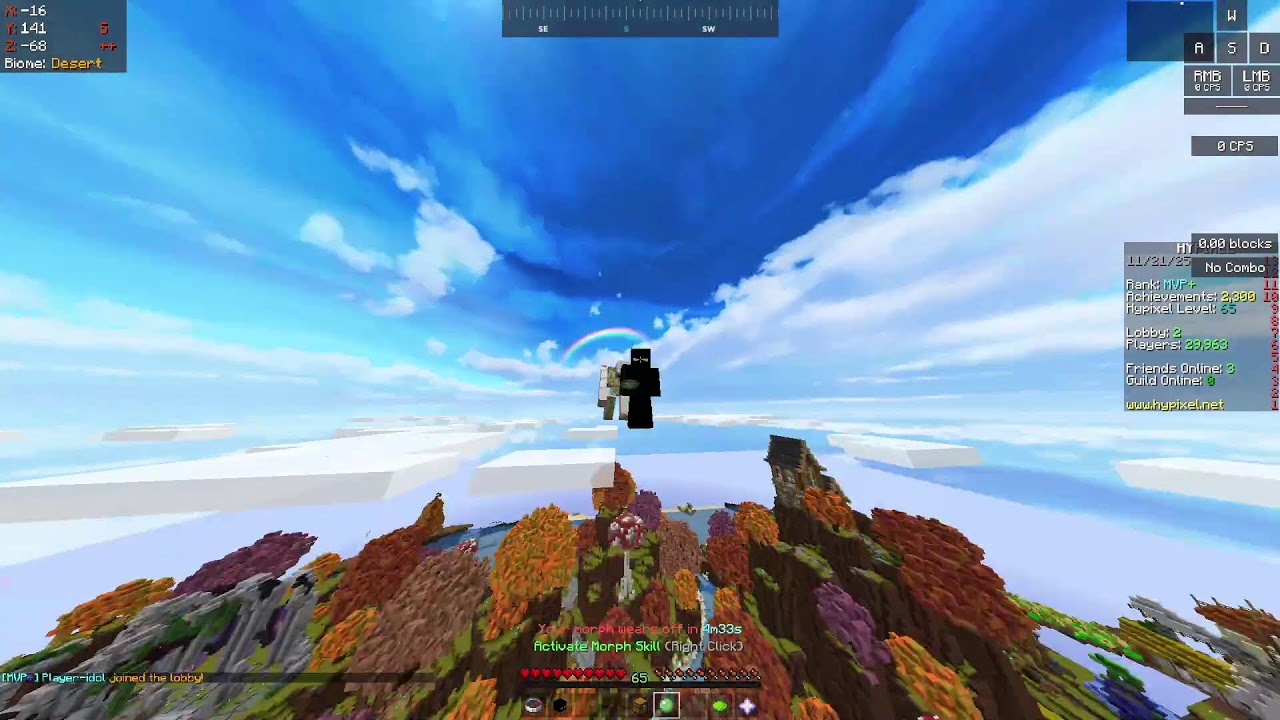 🔴*LIVE* Minecraft Hypixel (road to 7200 subs)