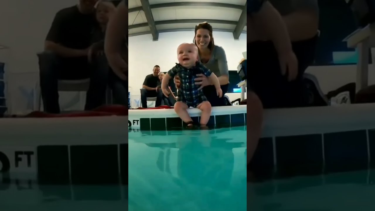 Ela Deixou O Bebe Na Piscina E Olha O Que Ele Fez #shorts