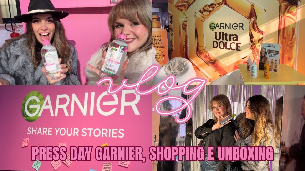 VLOG - evento Garnier, shopping da Tiger e Unboxing beauty 💚