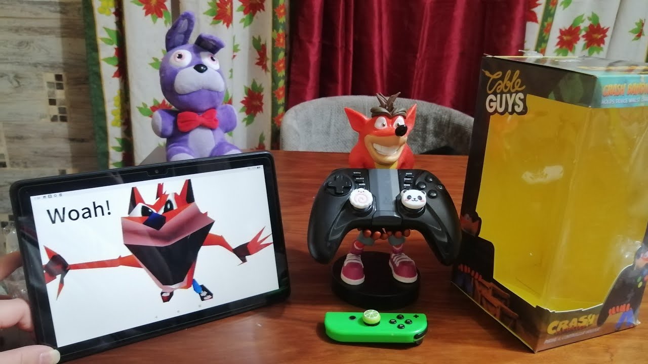 UNBOXING Figura Crash Bandicoot Celular Y Control Soporte Español 🇲🇽