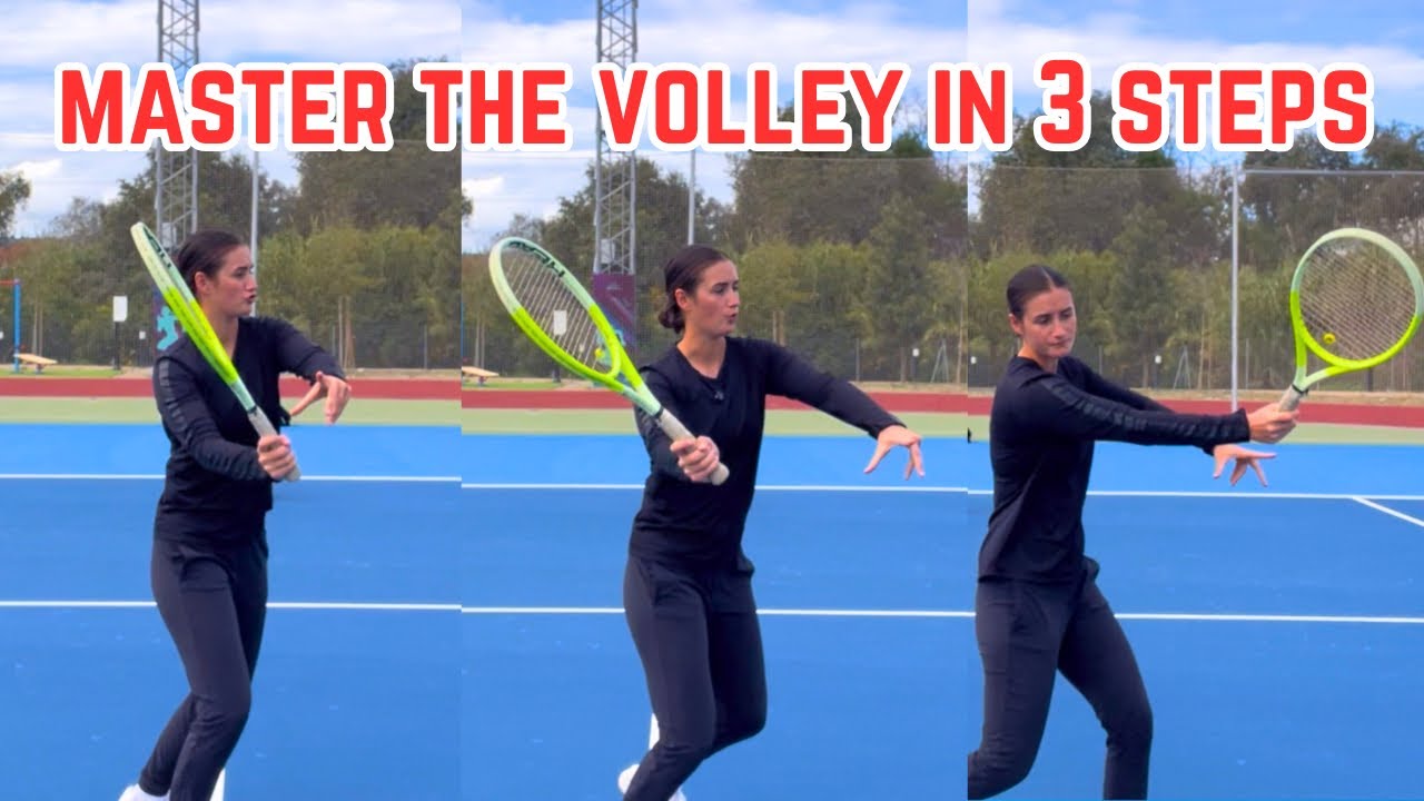 How to Hit the Perfect Tennis Volley in 3 Steps!
