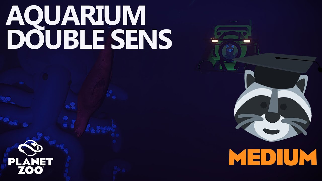 🦝Planet Zoo Academy : Aquarium double sens