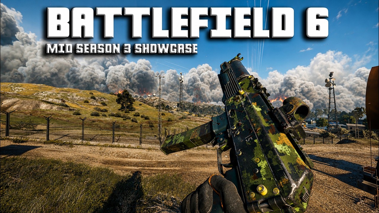 BATTLEFIELD 6 : NEW PP-19 SEASON 3 WEAPON SHOWCASE 4K