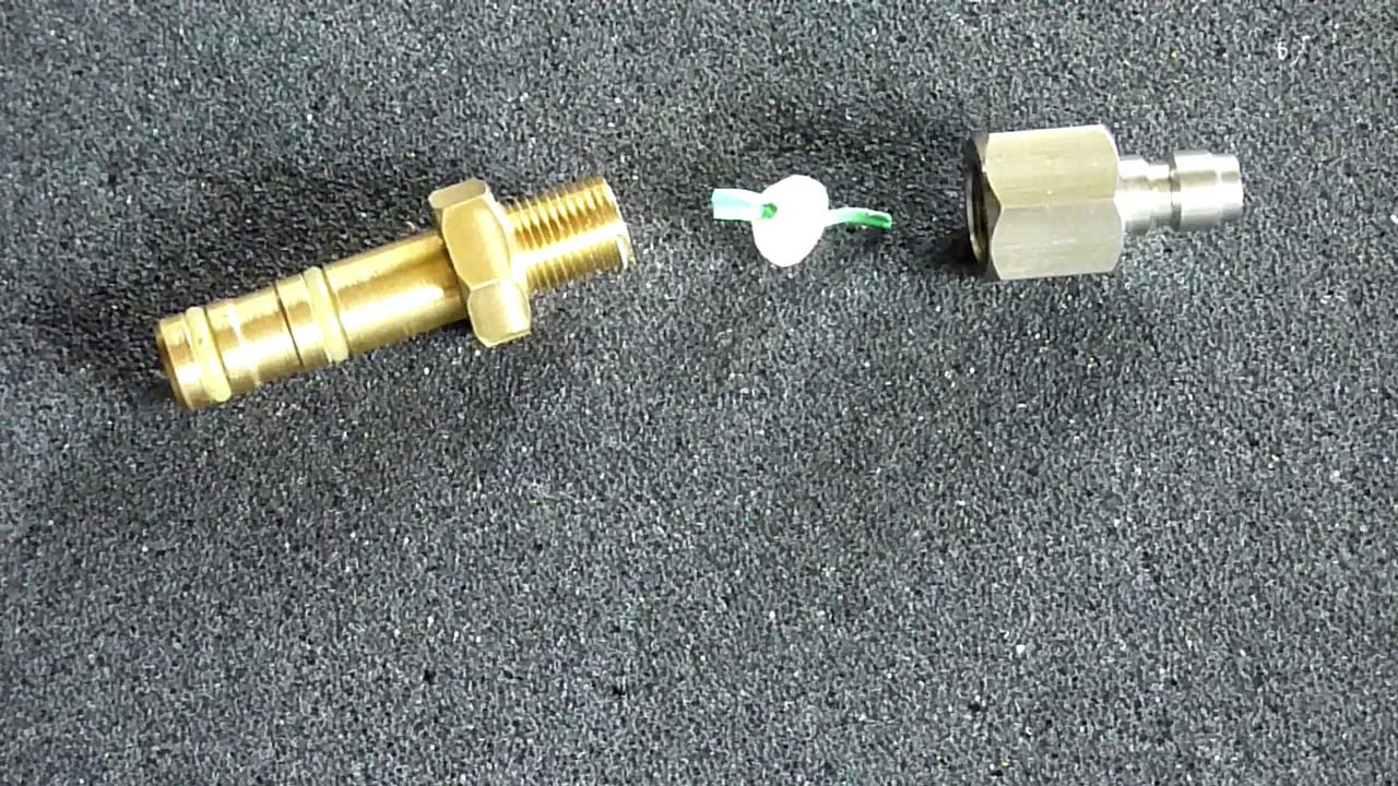 Male foster to BSPP adaptor  for airguns that require a fill probe