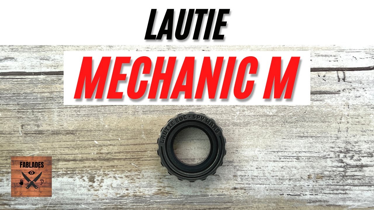 Lautie Mechanic M Ring Spinner:Haptic Fidget Toy. Fablades Full Review