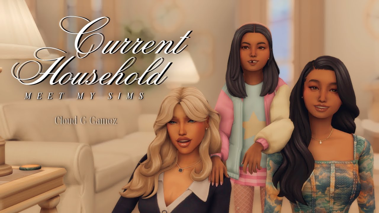 Current Household ⋆˙⟡ | The Sims 4
