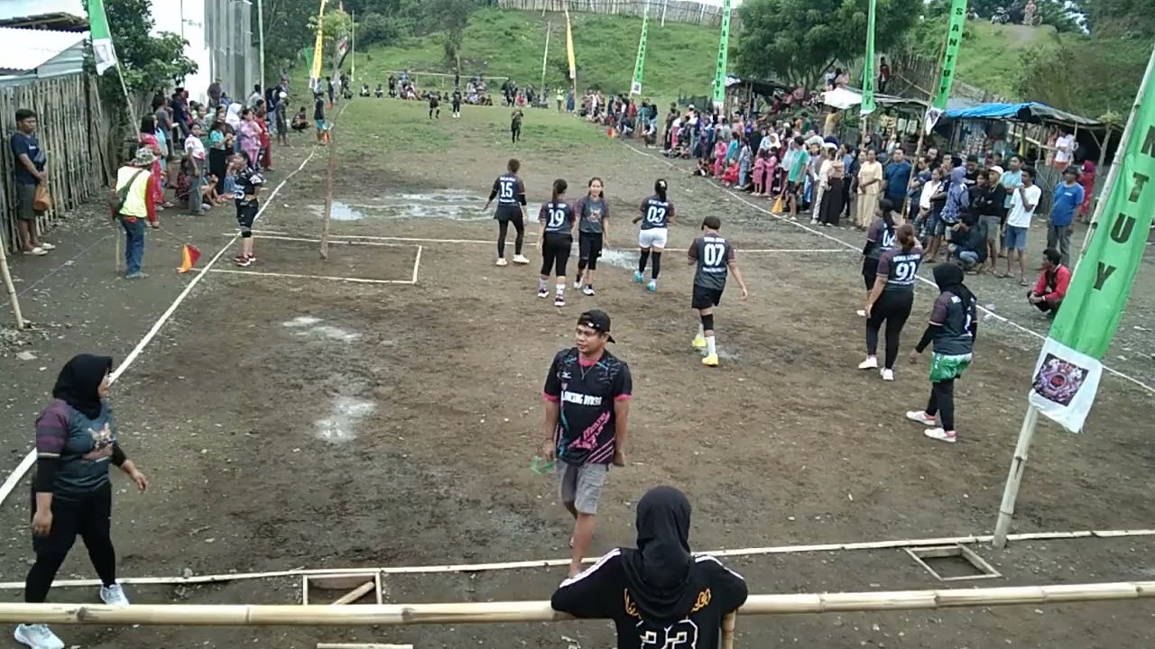 NAGALIAR PUTRI VS PUTRI LEMAN Persahabatan Bola Kasti SESI 1 Lapangan Lanceng Nyiksa 