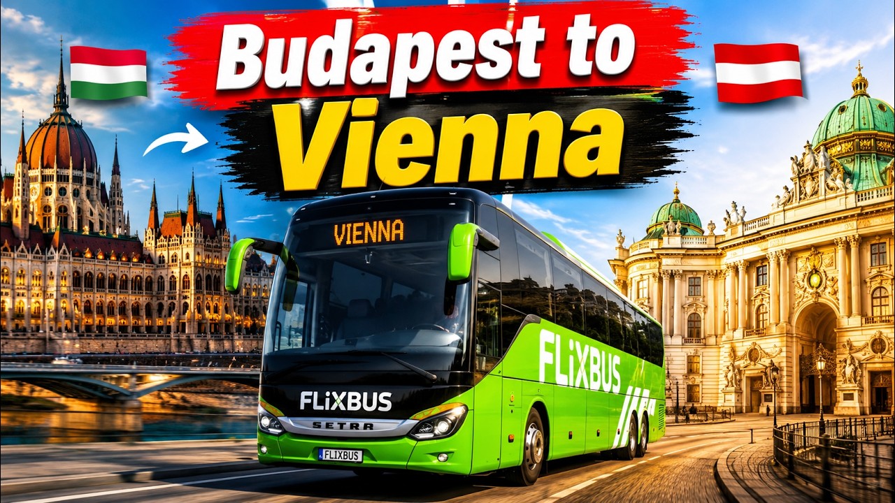 Budapest to Vienna Flixbus Journey | Nepliget Bus Station Adventure