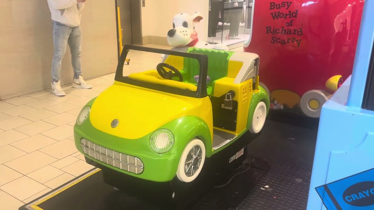 RG Mitchell 1999 Bertie’s fun bug kiddie ride at Northshore Mall