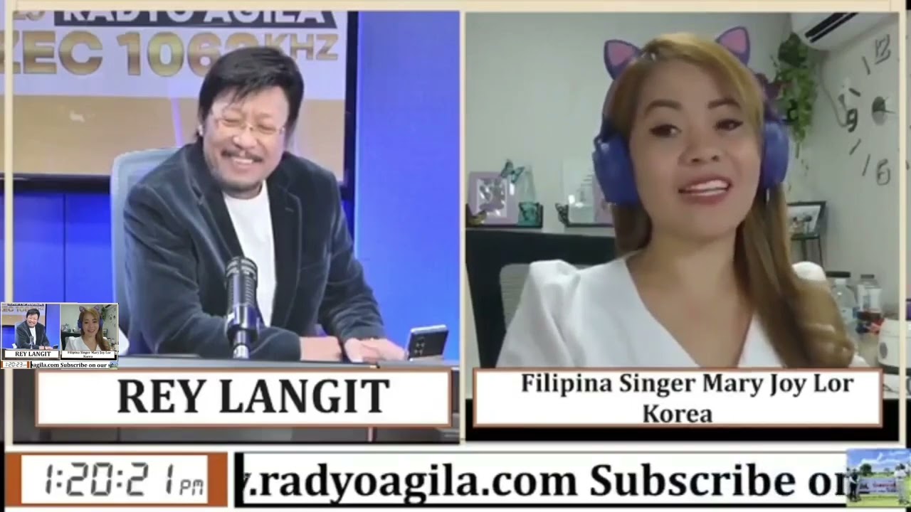Mary Joy Lor  Interviewed by Sir Rey Langit at his Radio Program