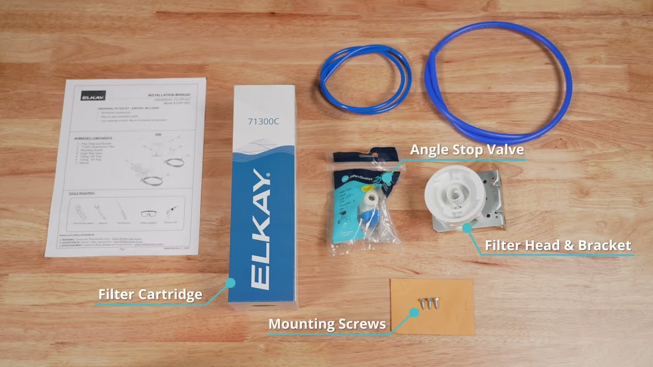 Elkay® EWF3001 Universal Filtration Kit Installation Guide