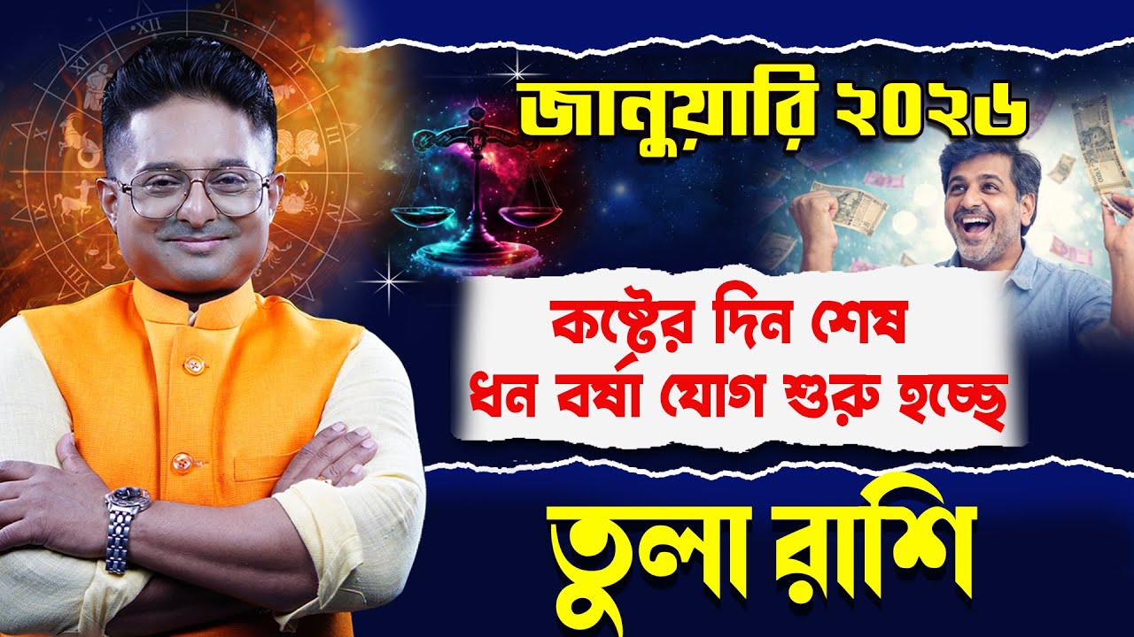 Tula Rashi January 2026 | তুলা রাশি জানুয়ারি ২০২৬ | Libra Horoscope | Achariya Debdutta