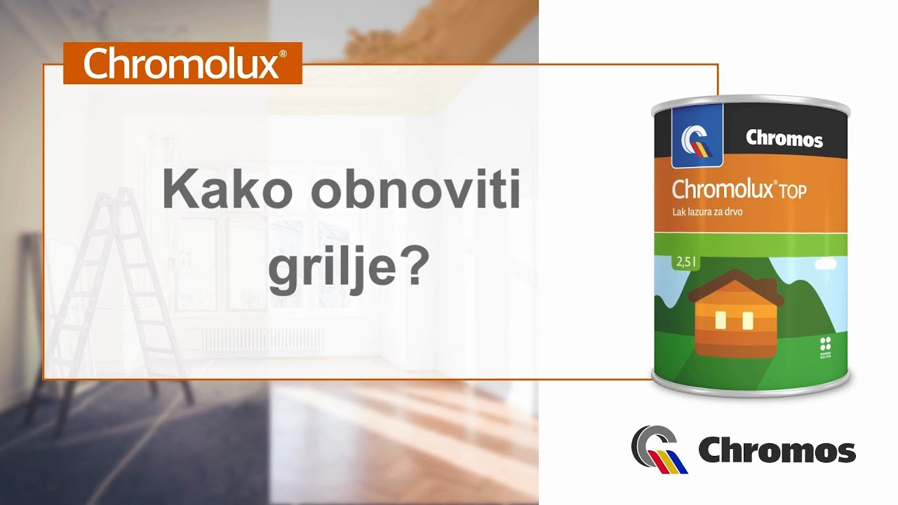 Kako obnoviti grilje s Chromos Chromolux TOP lak lazurom? | #CHROMOSINSPIRIRA