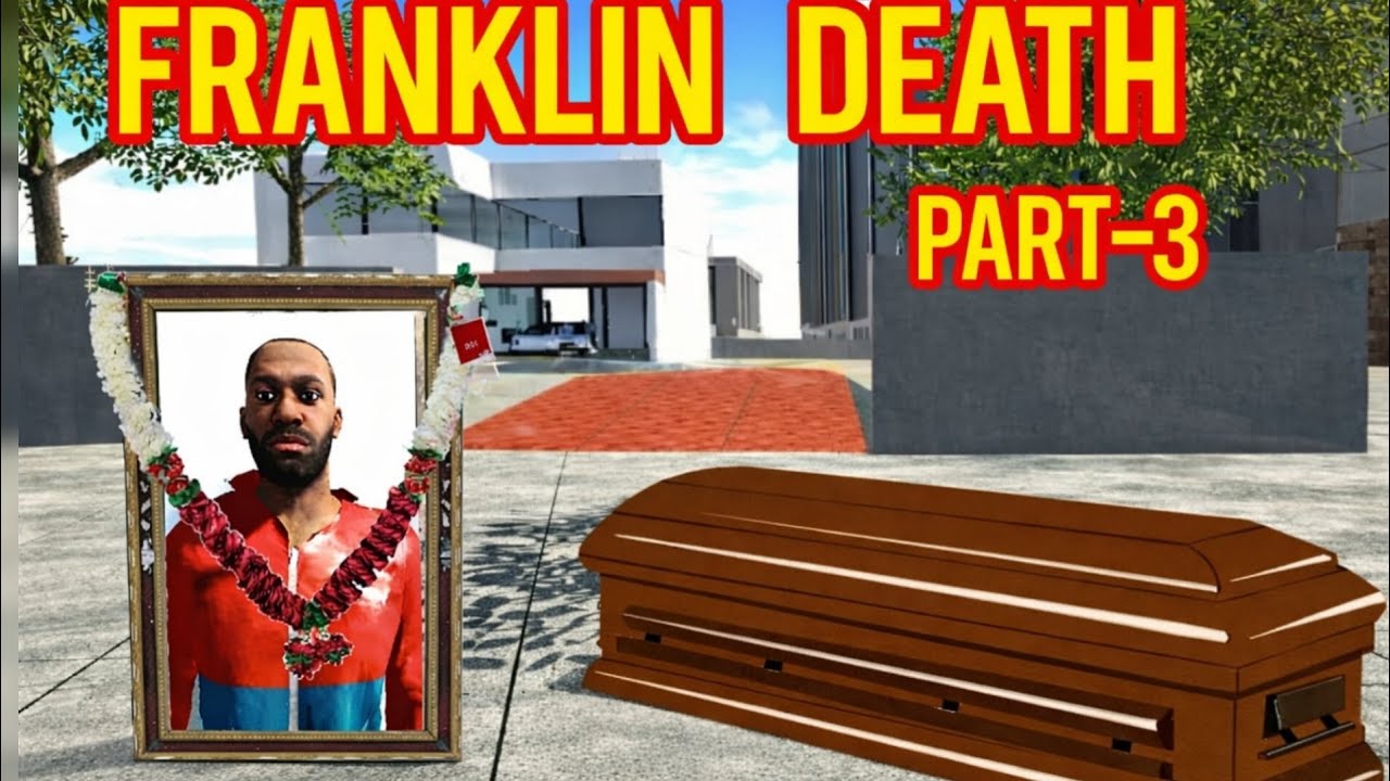 Franklin death part 3|  Indian Bike driving 3d| 😱
