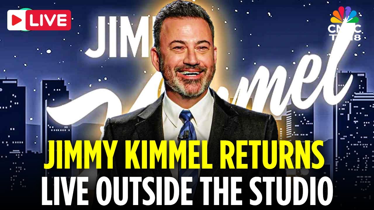 Jimmy Kimmel LIVE: Jimmy Kimmel Returns To ABC After Suspension | LIVE Outside Kimmel Theater | N18G