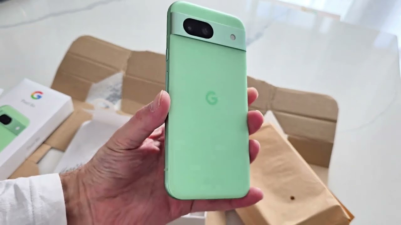 unboxing Google PIXEL 8A ASMR