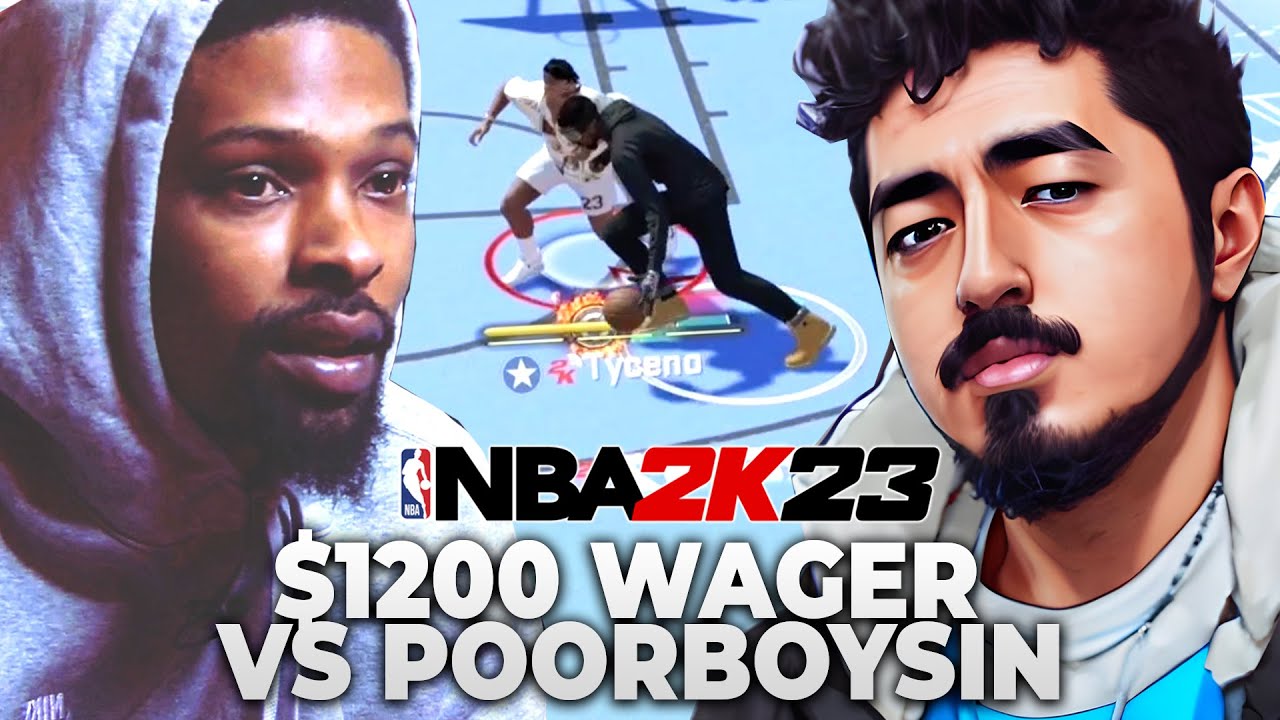POORBOYSIN против TYCENO | ЛУЧШИЕ ИЗ 5 ЗА $1200 в NBA 2K23