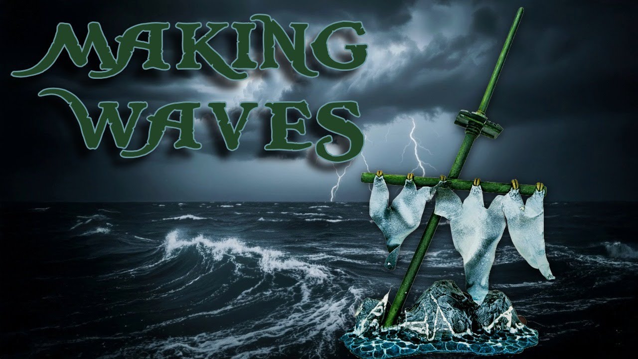 Making Waves, Realistic Sea Water for Wargames Minis!