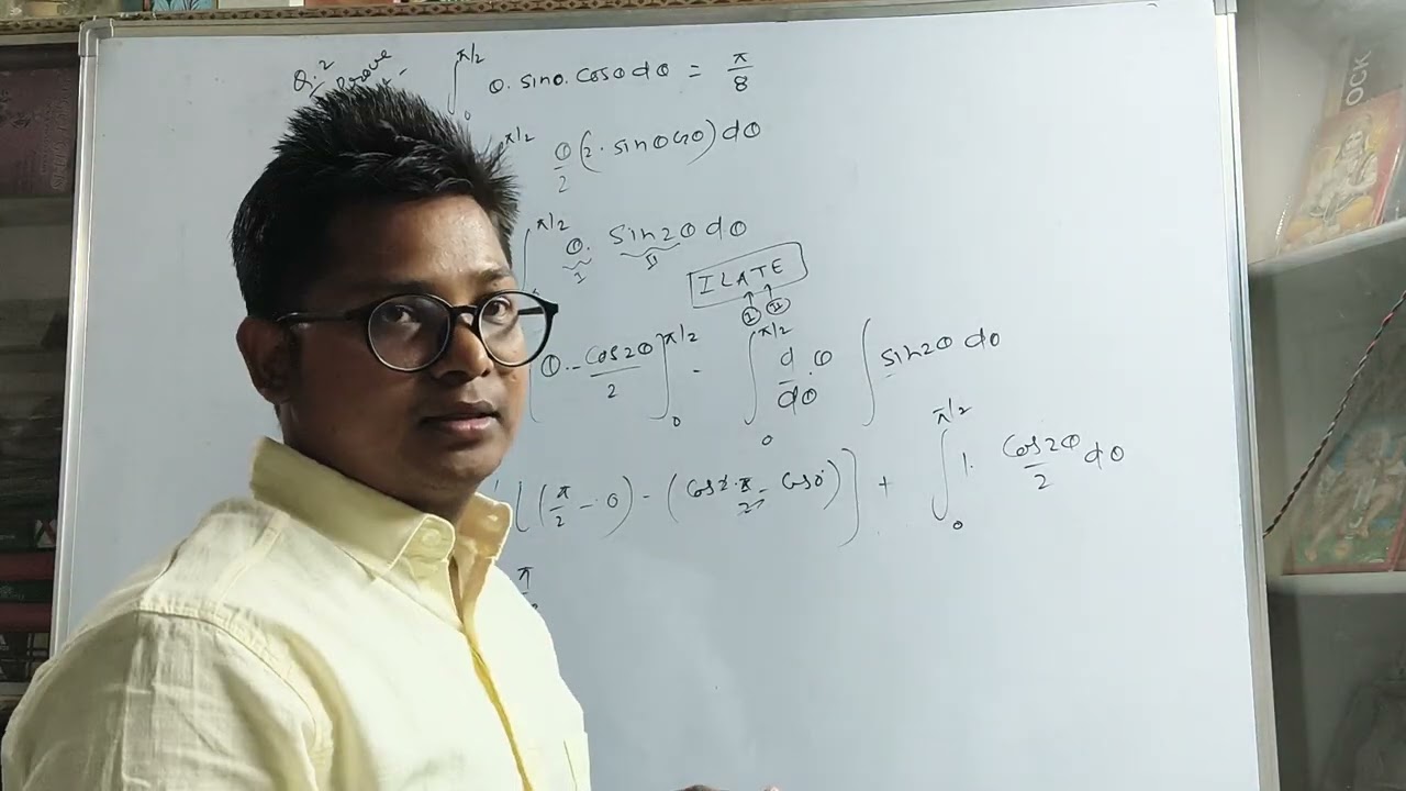 Integration of thetasinthetaCostheta from 0 to pi by 2