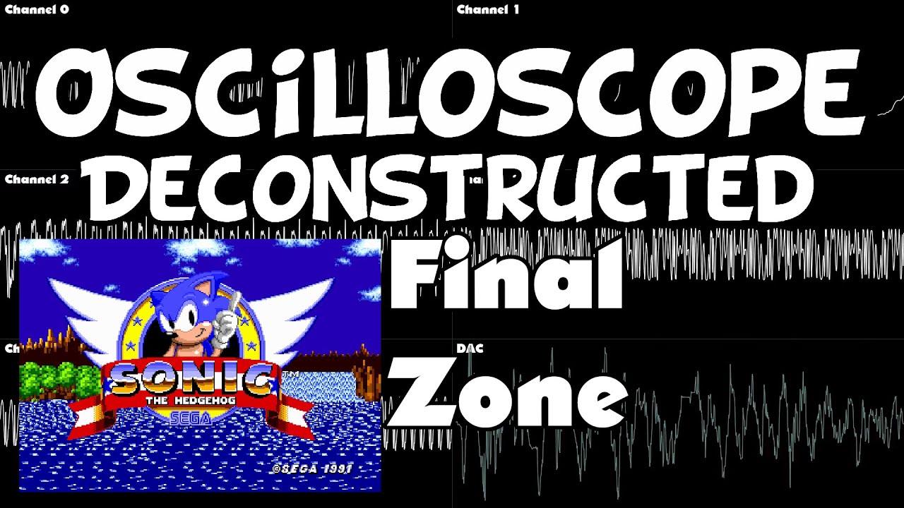 Sonic 1 - Final Zone - Oscilloscope Deconstruction