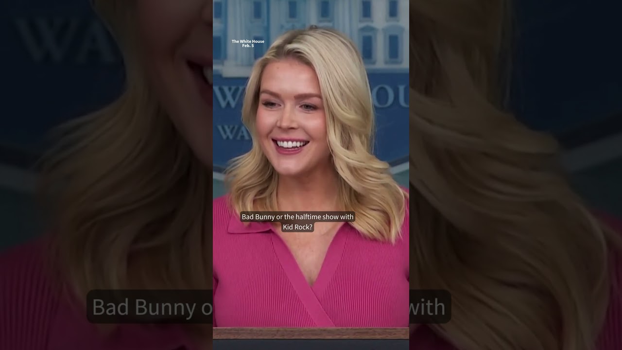 Karoline Leavitt says Trump Prefers Kid Rock Over Bad Bunny for Super Bowl Halftime Show