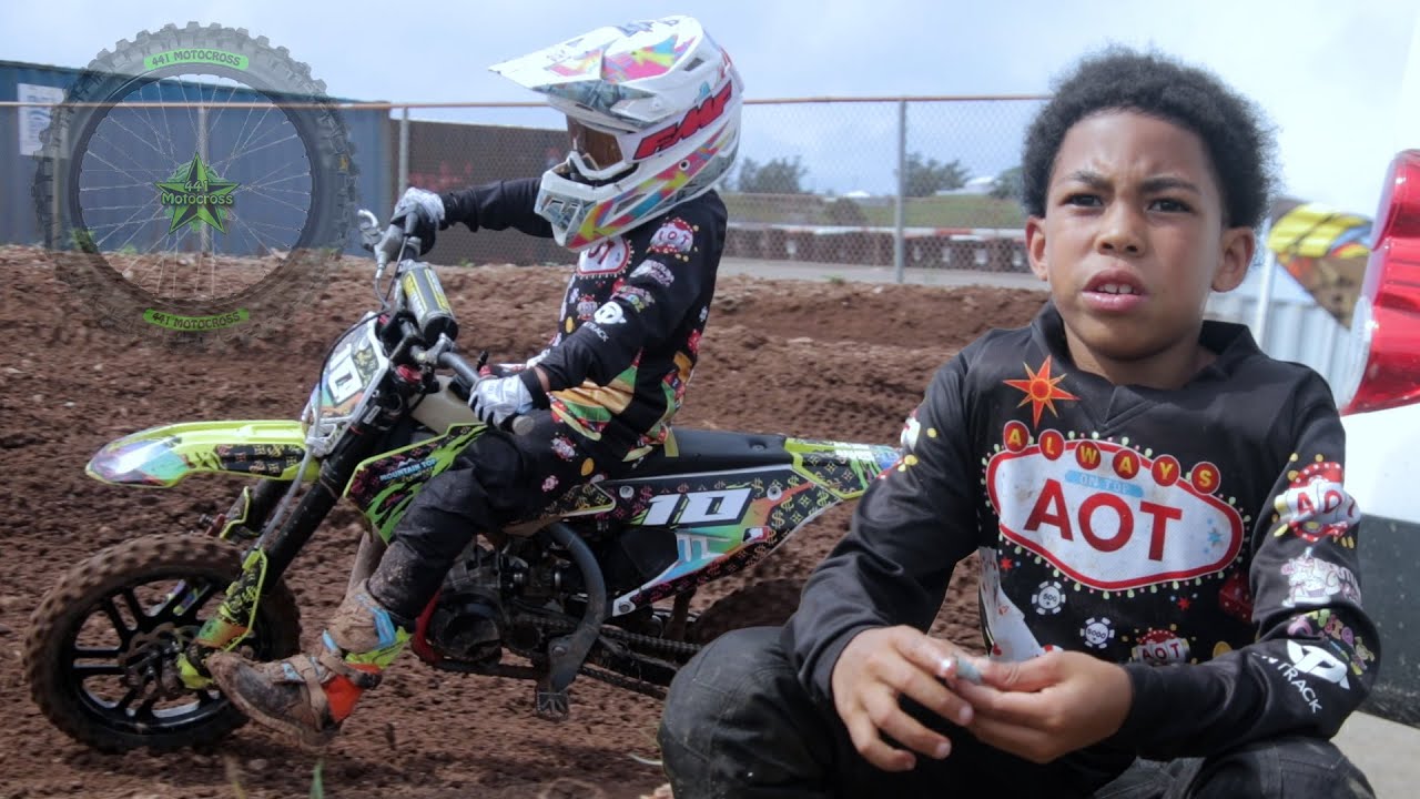 50cc Motocross Rider 'King Clarke'