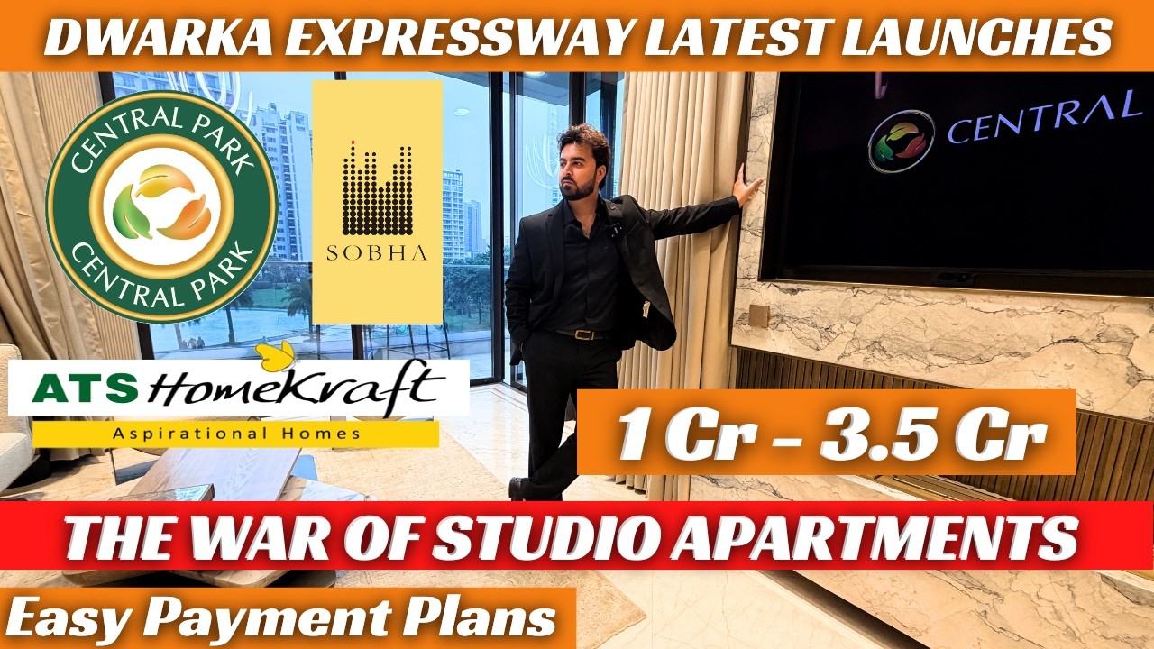Dwarka Expressway Latest Launches 2026 | Central Park | Sobha | ATS Studio | Gurgaon Property 1 Cr