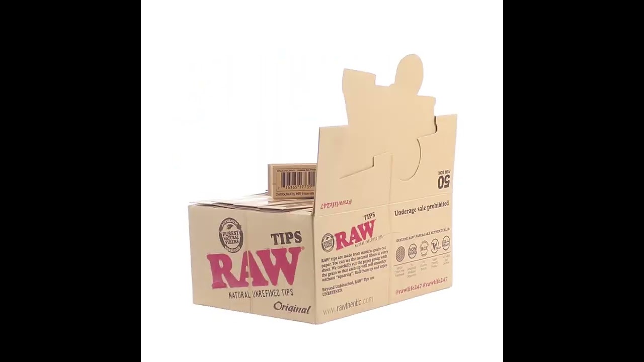 Raw Original Tip 300CT (Box of 50) [RAWTIPS]