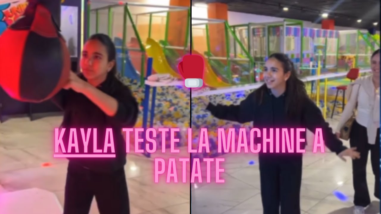 KAYLA TESTE LA MACHINE A PATATE 🥊 ?! ( trop guez 😂 ) ( Adem&Bilal ) ( AdemetBilal )