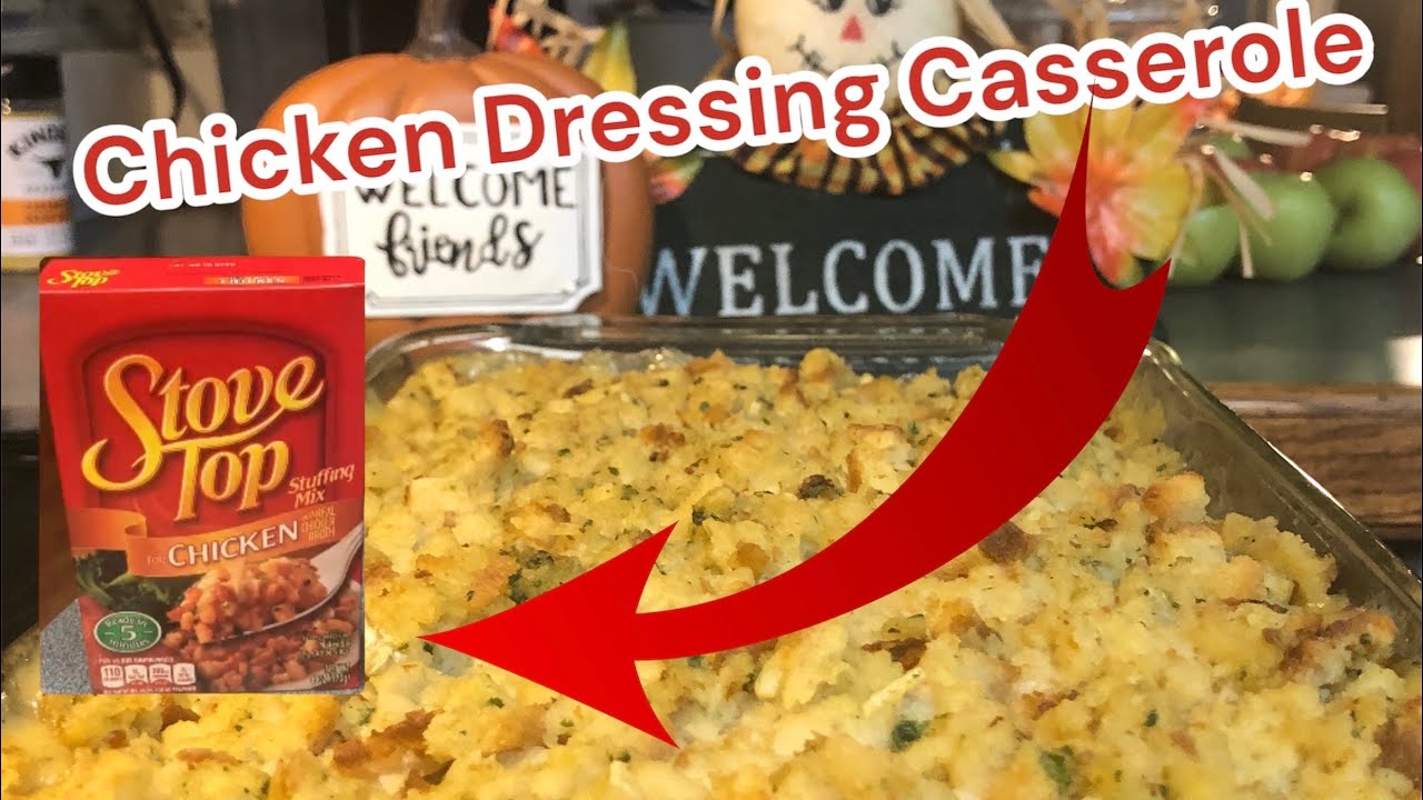 Chicken Dressing Casserole