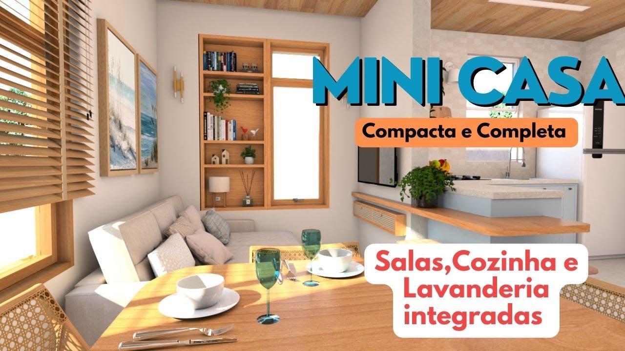 Mini Casa - Área Social toda integrada