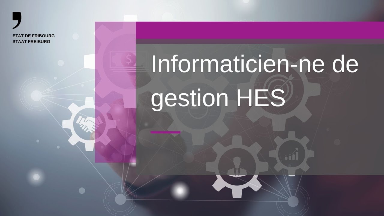 Informaticien-ne de gestion HES. Perspectiva