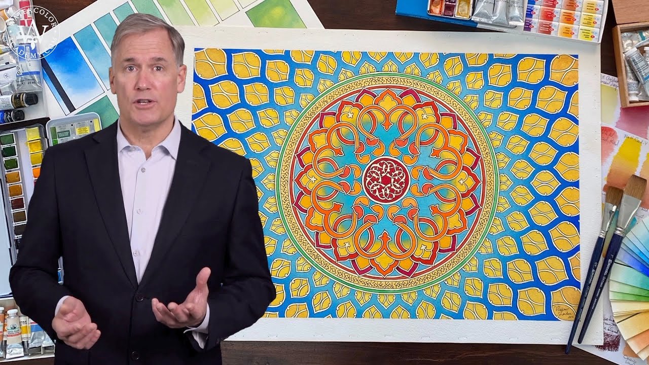How to Paint a Decorative Design in Watercolor