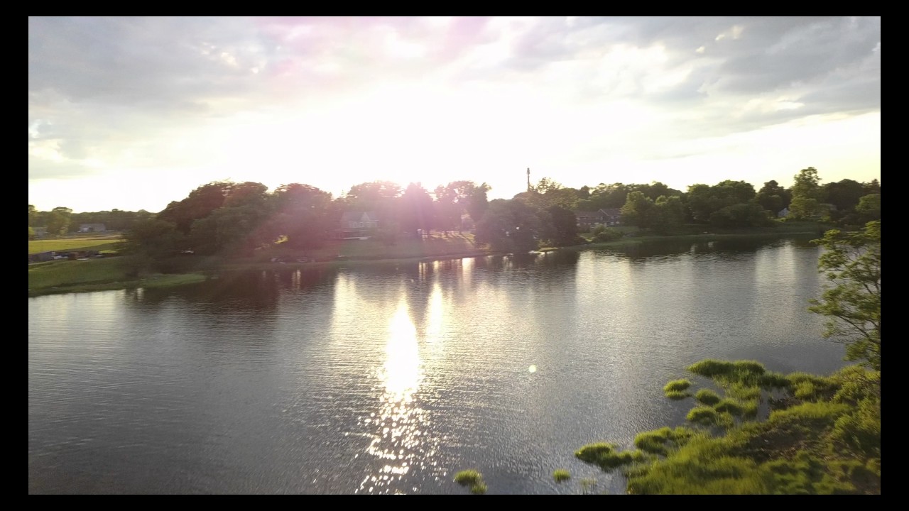 4K Aerial Tour of Warren RI 2017 featuring Linkin Park