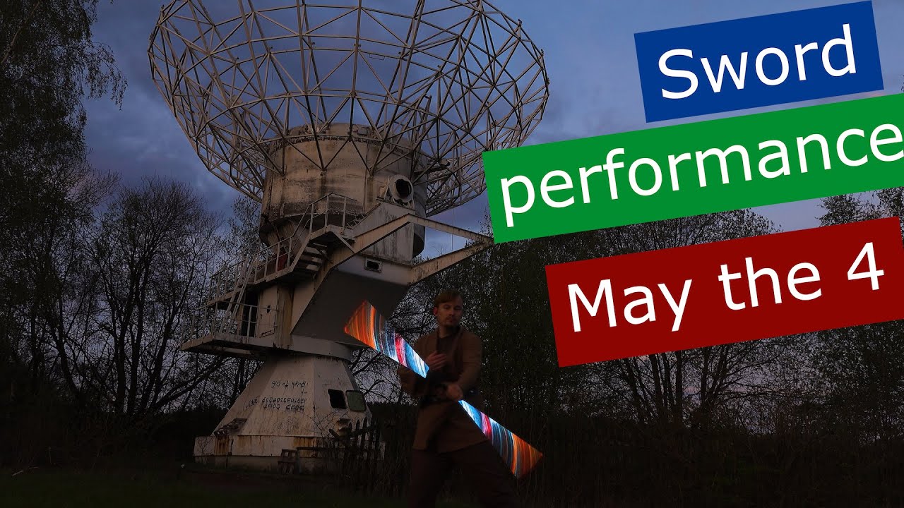Happy Star Wars Day! I LED Contact Sword performance by Modern Juggling