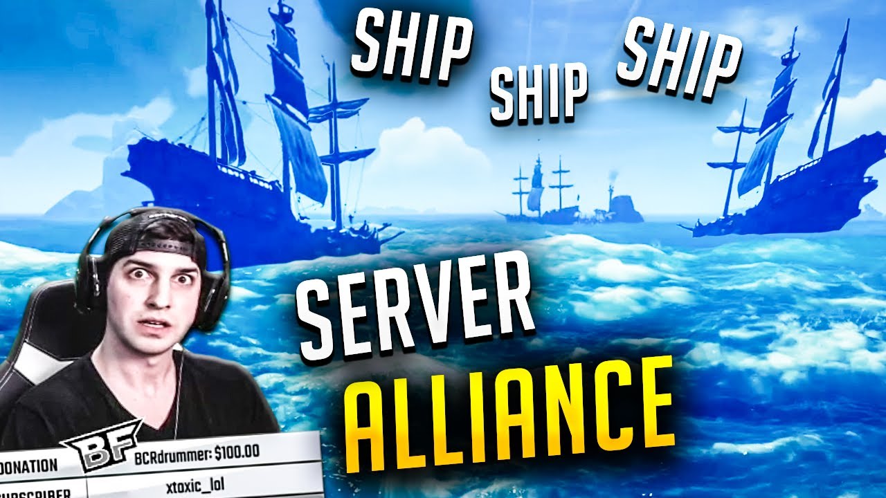 INFILTRATING A SERVER ALLIANCE IN SEA OF THIEVES!!