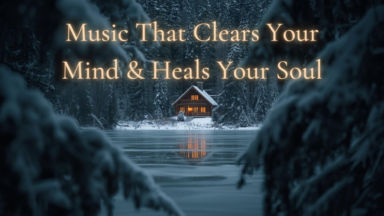 🏡❄️ Cabin Study Lounge | Piano Music That Clears Your Mind & Heals Your Soul 🌲✨