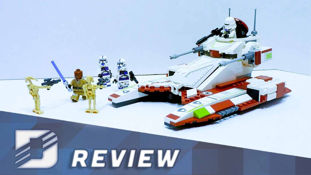 Обзор и распаковка набора LEGO Star Wars Republic Fighter Tank