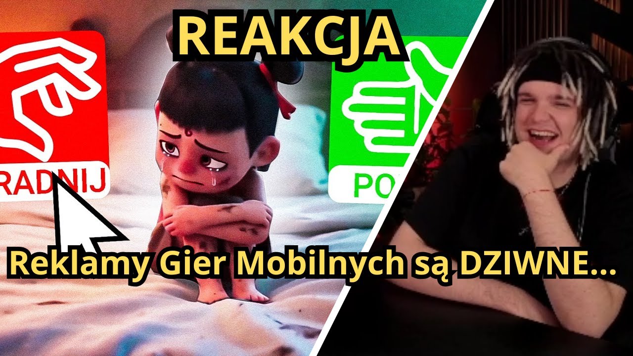 MULTI REAKCJA NA Reklamy Gier Mobilnych są DZIWNE...