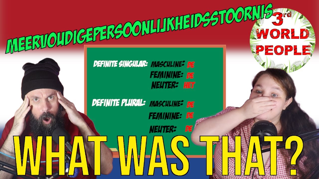 3rd WORLD PEOPLE DISCOVER THE DUTCH LANGUAGE  | NETHERLANDS REACTION