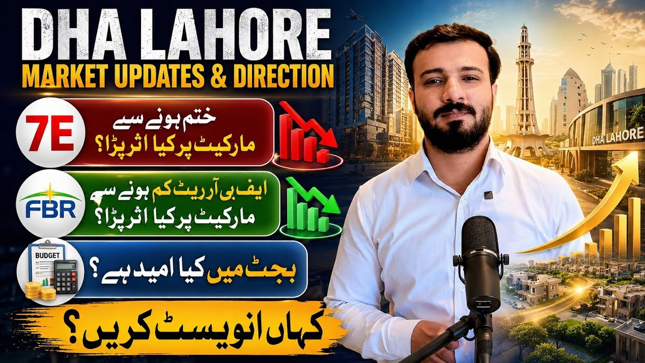 DHA Lahore Market Update | 7E Ended FBR| Rate Cut Impact & Budget Expectations| Where to Invest Now?