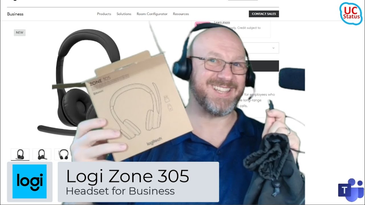 Unboxing the Logitech Zone 305 Headset for Business