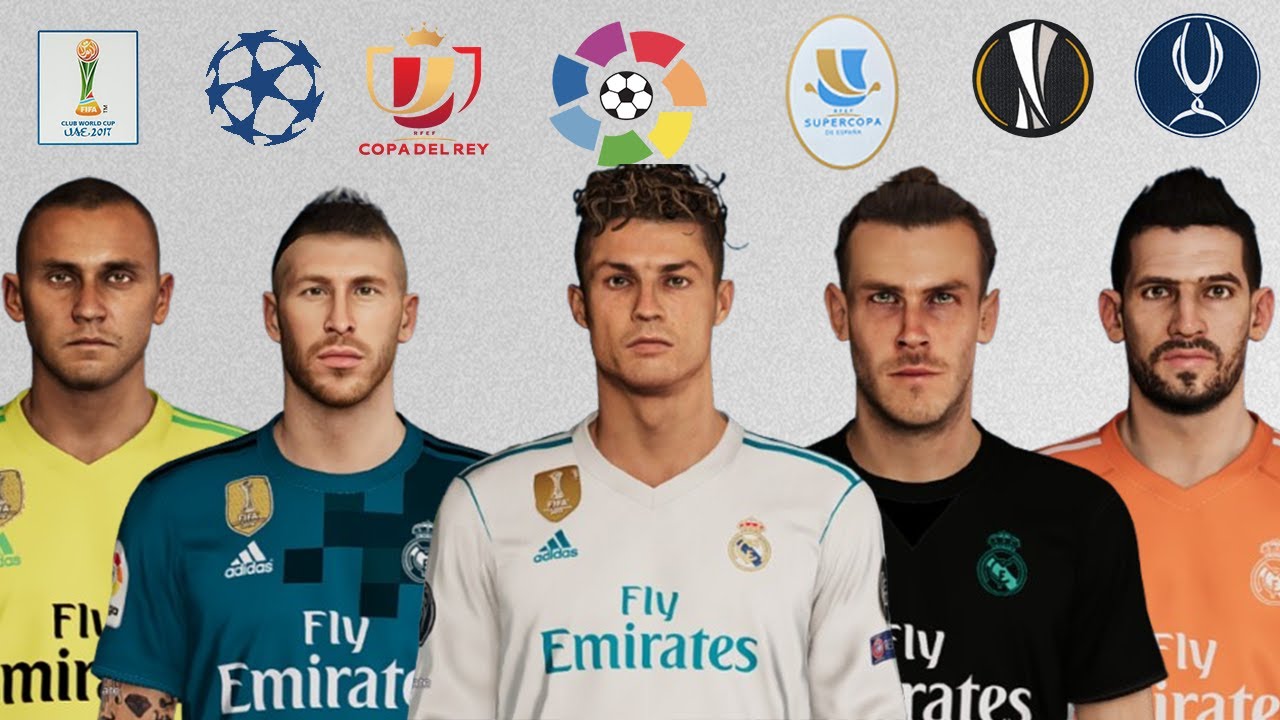 Real Madrid 2017-2018 PES 2021 PC