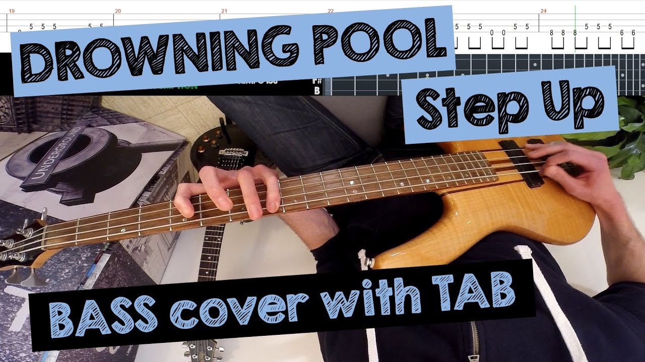 🎸 DROWNING POOL - Step Up (FPV/POV BASS cover with TAB)