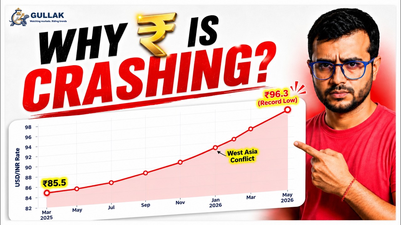 Why Is Indian Rupee Falling? USD-INR Near ₹96 Explained Simply