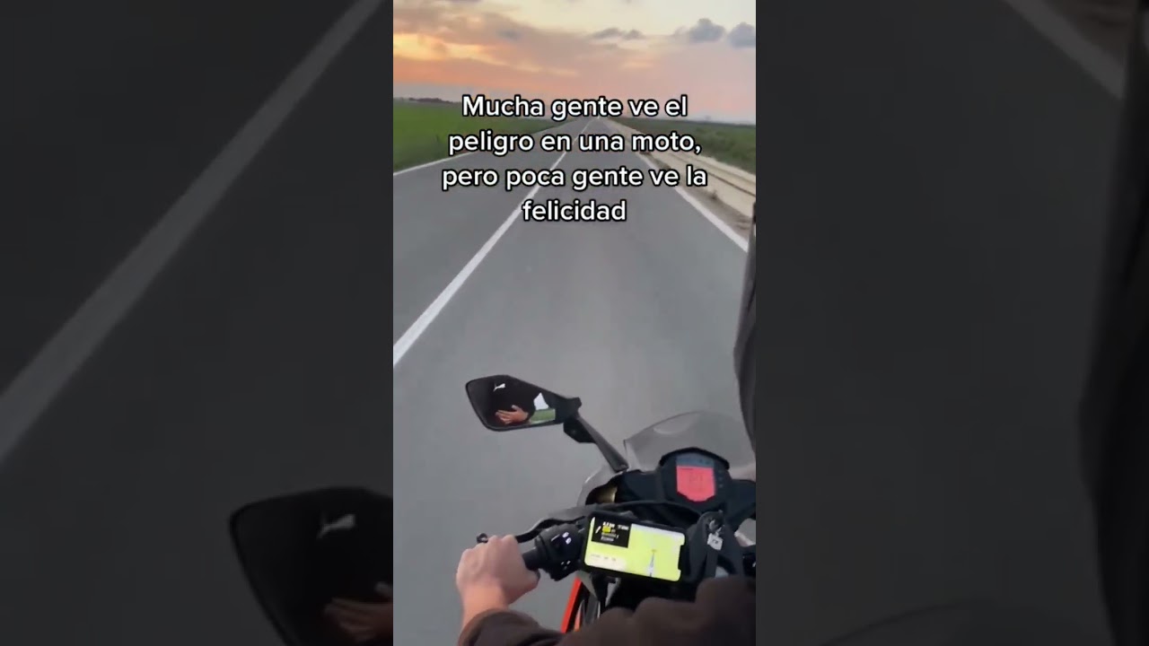 VER LA FELICIDAD EN MOTO✊😌 #felicidad #motorcycle #bikes #moto