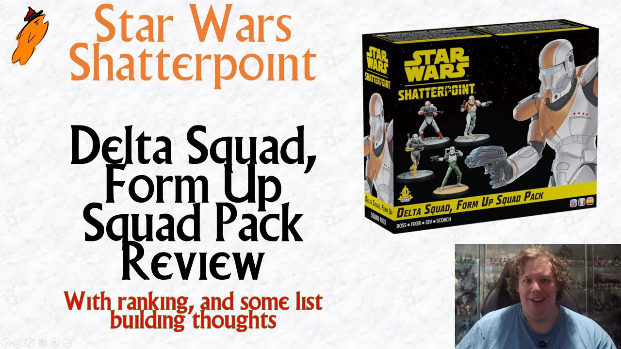 Star Wars Shatterpoint Delta Squad Form Up Squad Pack Review!