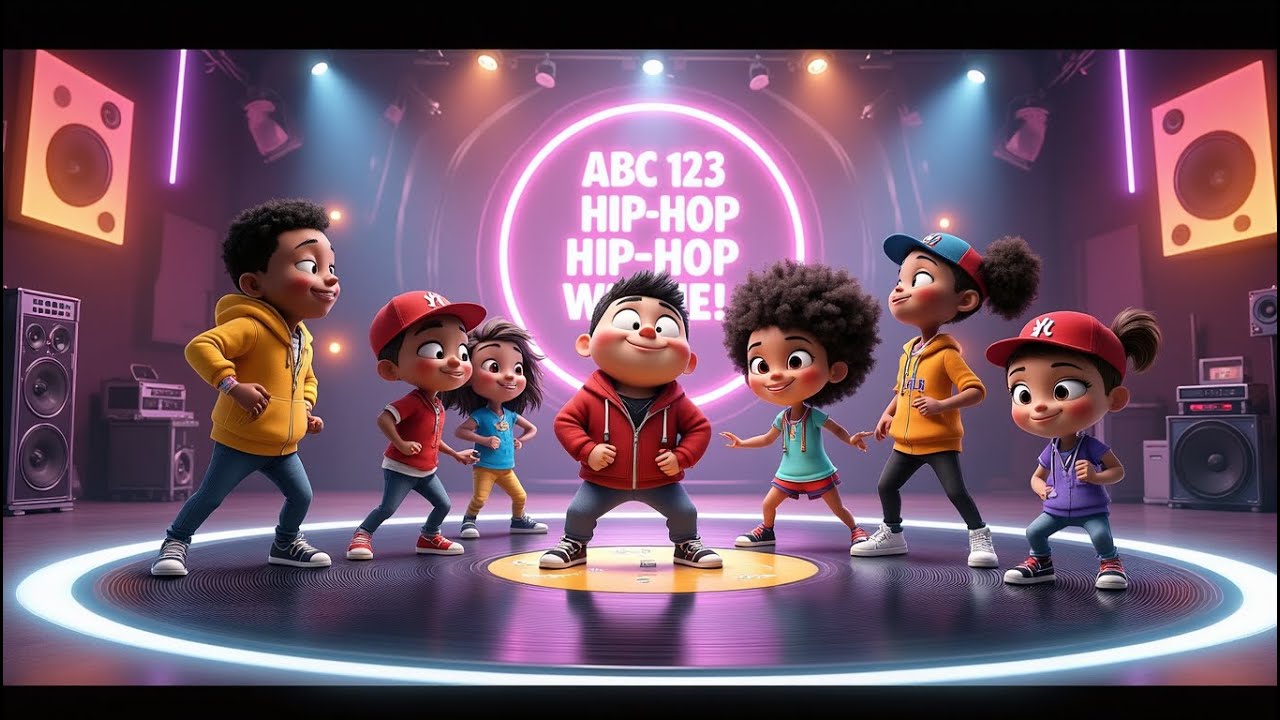 ABC Song + 123 Counting | Hip-Hop Dance & Learn with Me!