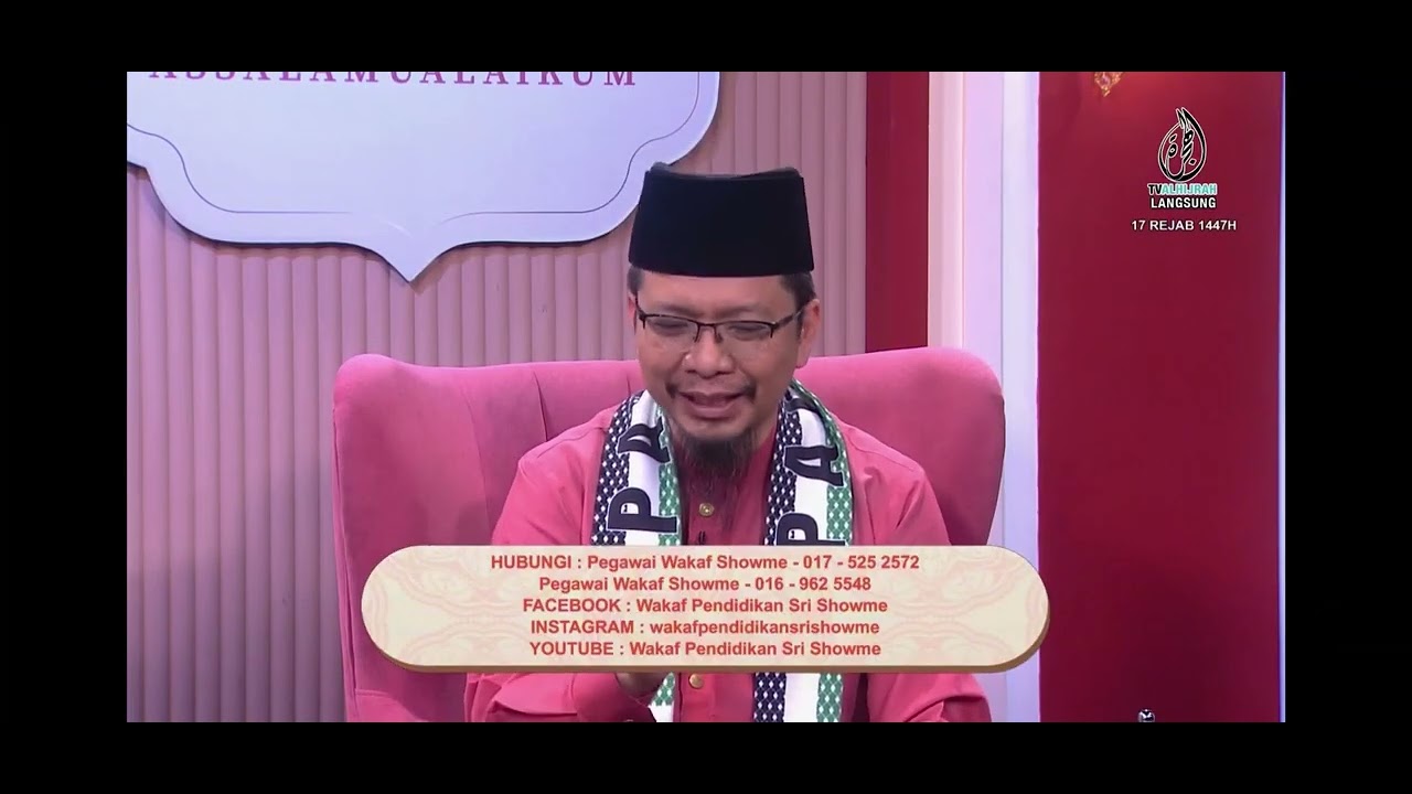 Slot 4 Rakaman Rancangan Assalamualaikum di TV Al-Hijrah pada 7 Januari 2026