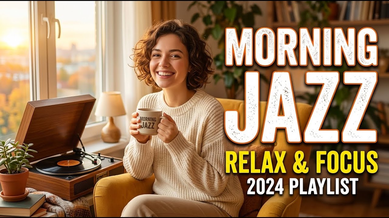 Smooth Coffeehouse Morning Ambience with Jazz and Bossa Nova for Productivity